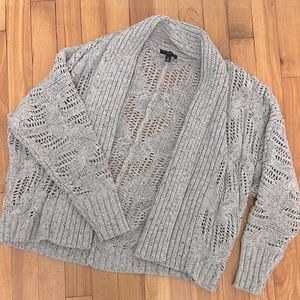 Grey Knit Cardigan